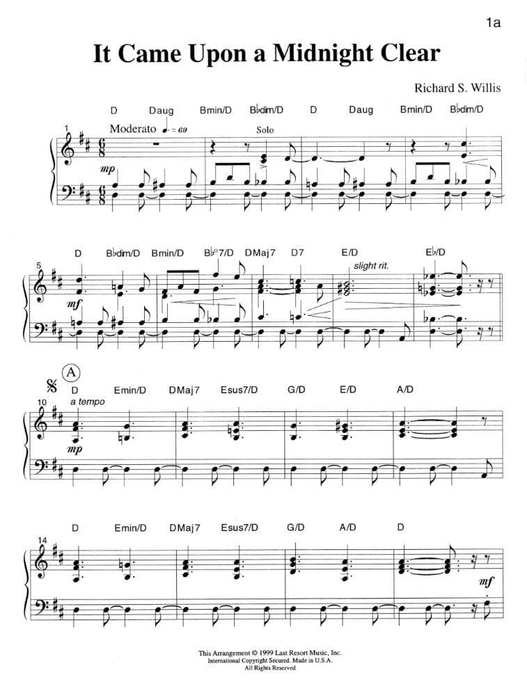 Music for Four: Traditional Christmas Favorites - Keyboard/Guitar part - arranged by Daniel Kelley - Last Resort Music - Image 3