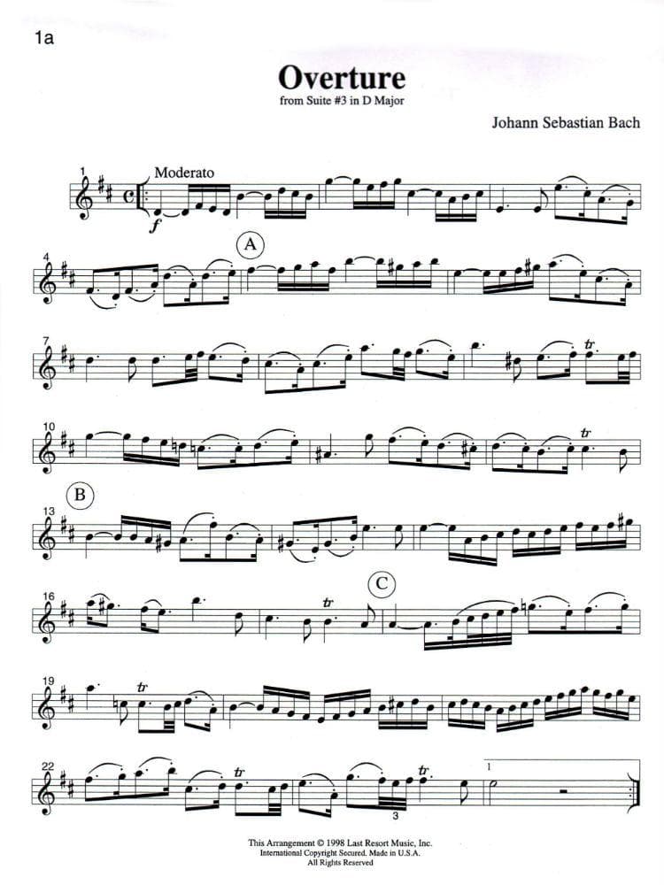 Music for Four, Volume 1 - Part 1 (Violin/Oboe/Flute) - arranged by Daniel Kelley - Last Resort Music - Image 3