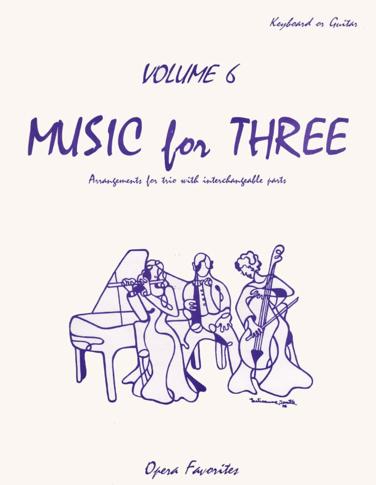 Music For Three Volume 6 for Keyboard or Guitar Published by Last Resort Music