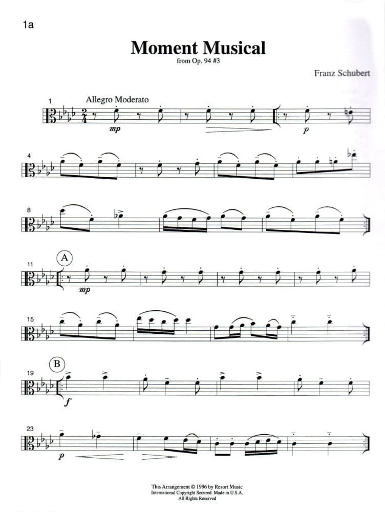 Music for Three Volume 1 Part 2 Viola Published by Last Resort Music - Image 3