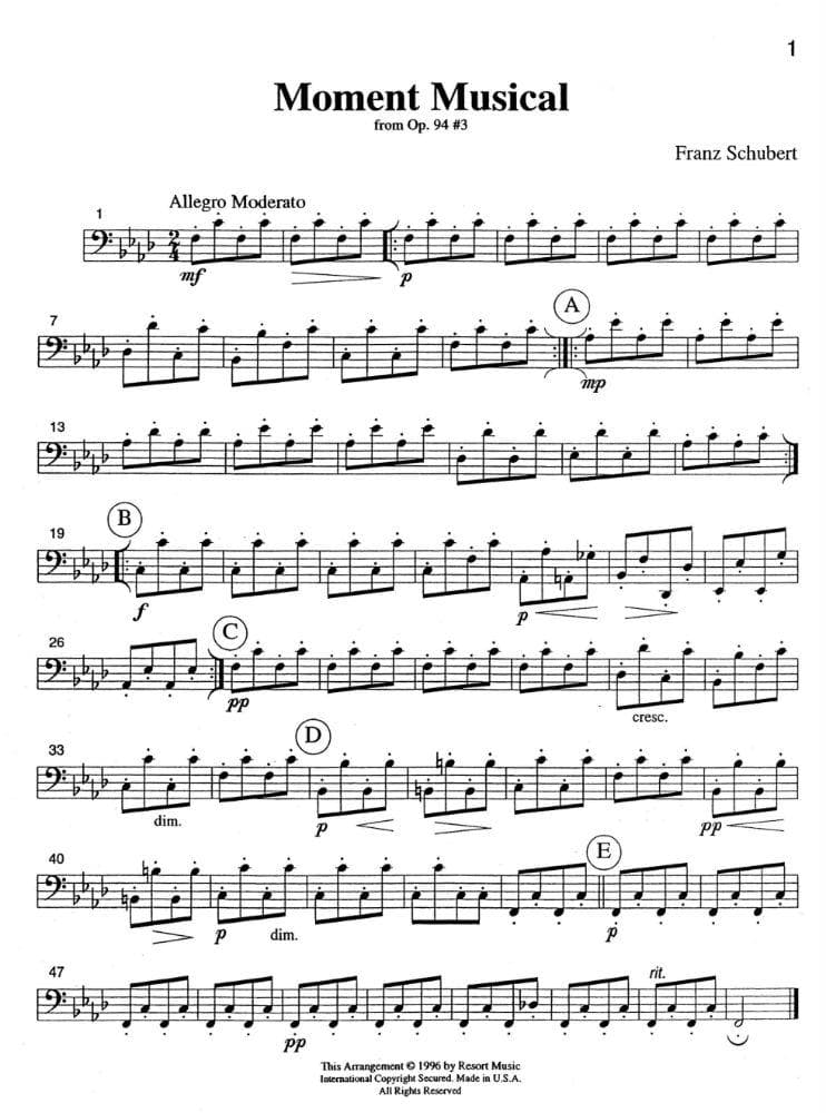 Music for Three Volume 1 Part 3 Cello or Bassoon Published by Last Resort Music - Image 3