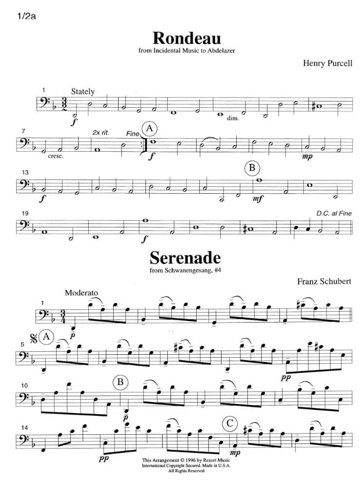 Music for Three Volume 2 Part 3 for Cello and Bassoon Published by Last Resort Music - Image 3