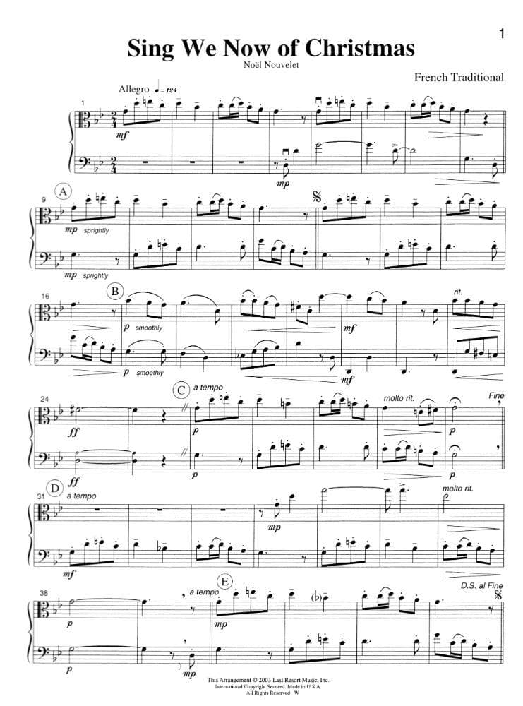 Music for Two, Christmas Duets for Viola and Cello Published by Last Resort Music - Image 3