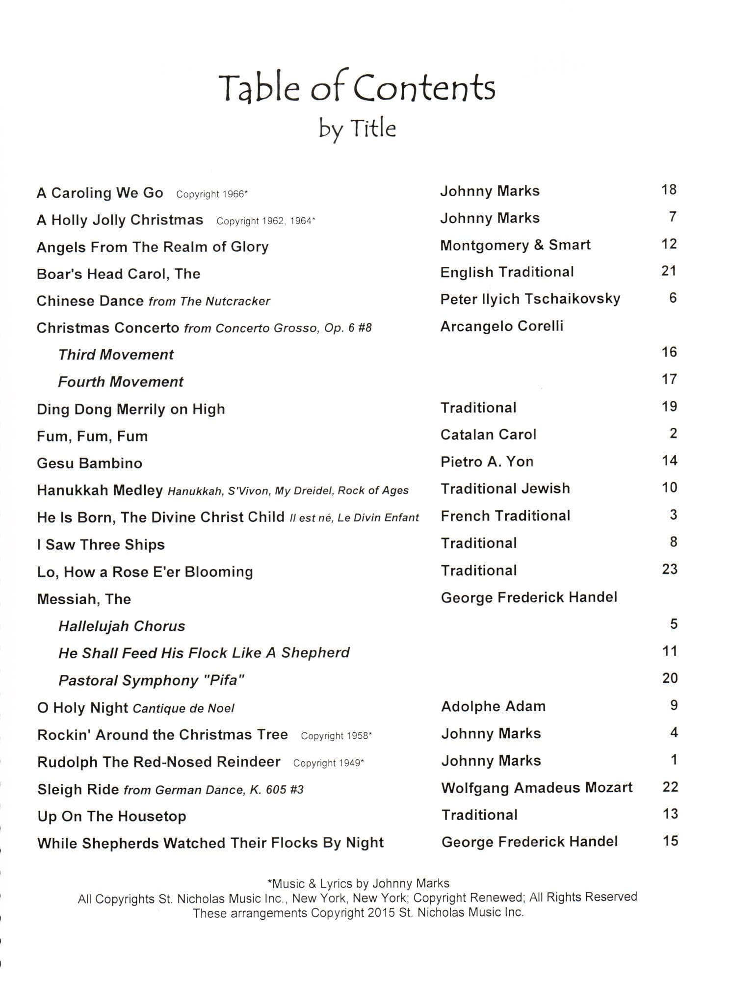 Christmas Music for Two - Vol. 2 - Popular and Traditional Holiday Favorites - for Violin and Cello - Last Resort Music - Image 2