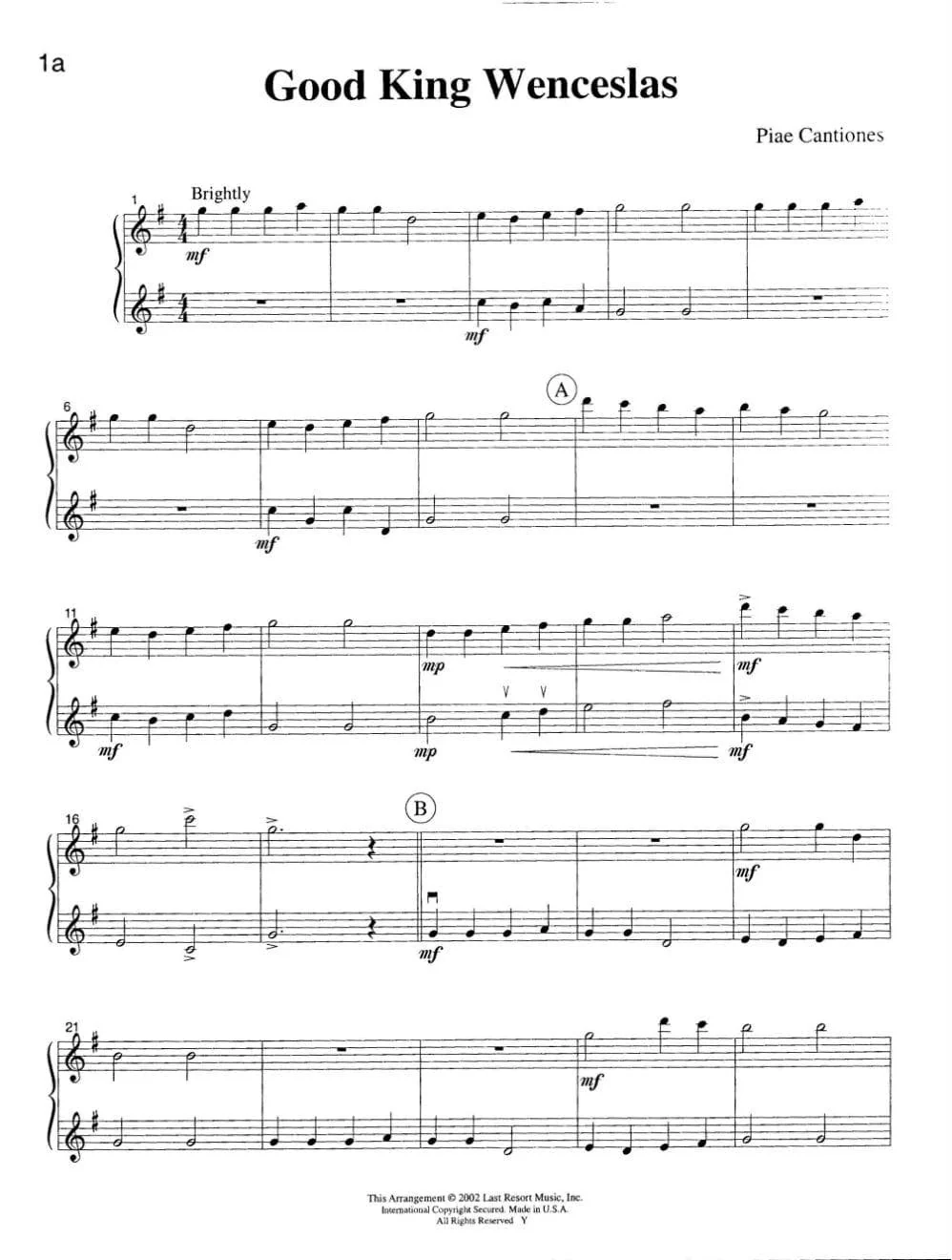 Music for Two Violins, Christmas Favorites, Intermediate Published by Last Resort Music - Image 3