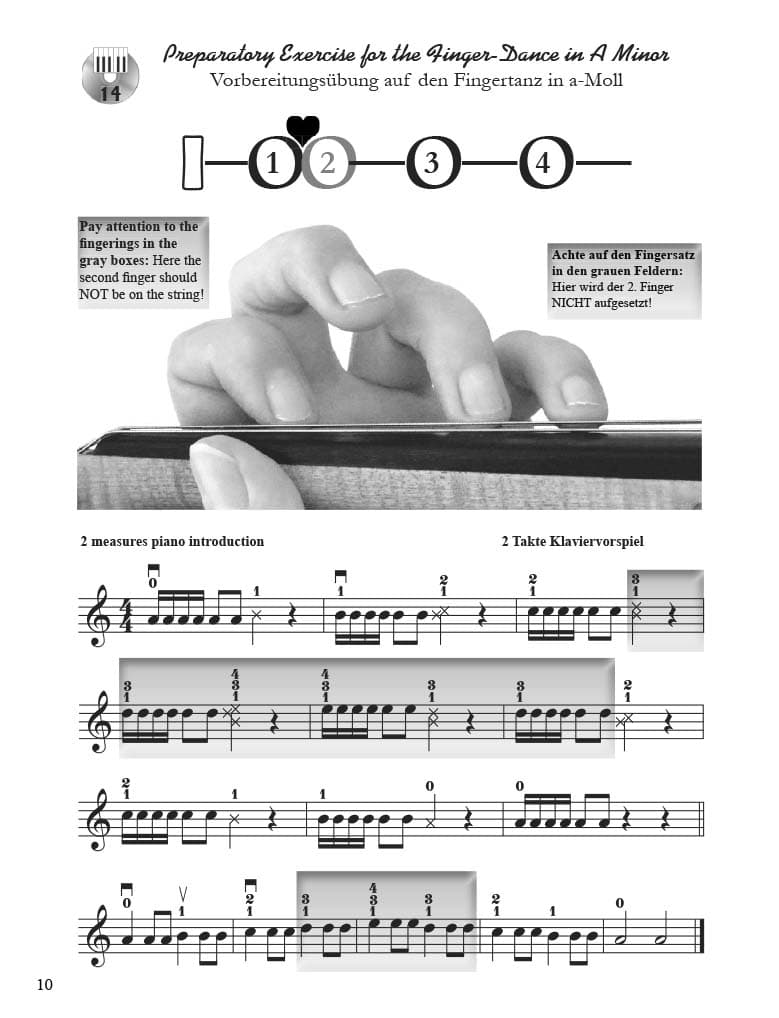 My First Technique Book - Basic Exercises for Violin with Piano Arrangements - CD/Online Audio - by Kerstin Wartberg - Istex Music Publications - Image 3
