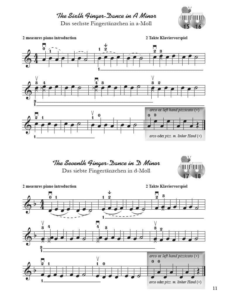 My First Technique Book - Basic Exercises for Violin with Piano Arrangements - CD/Online Audio - by Kerstin Wartberg - Istex Music Publications - Image 4