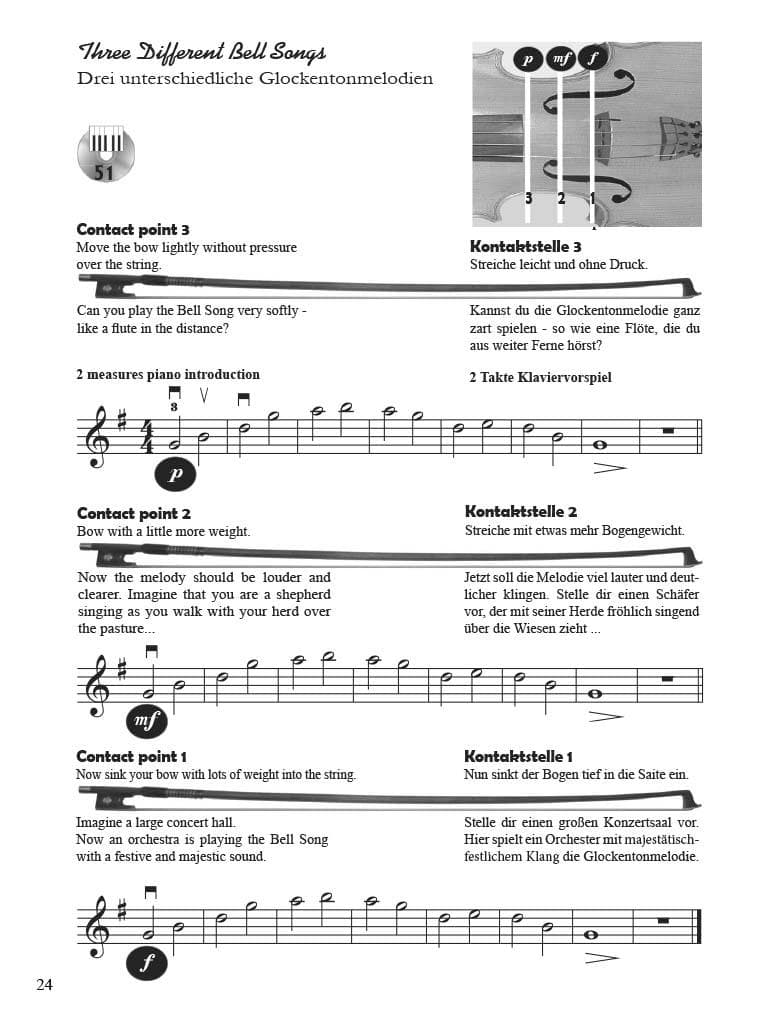 My First Technique Book - Basic Exercises for Violin with Piano Arrangements - CD/Online Audio - by Kerstin Wartberg - Istex Music Publications - Image 5