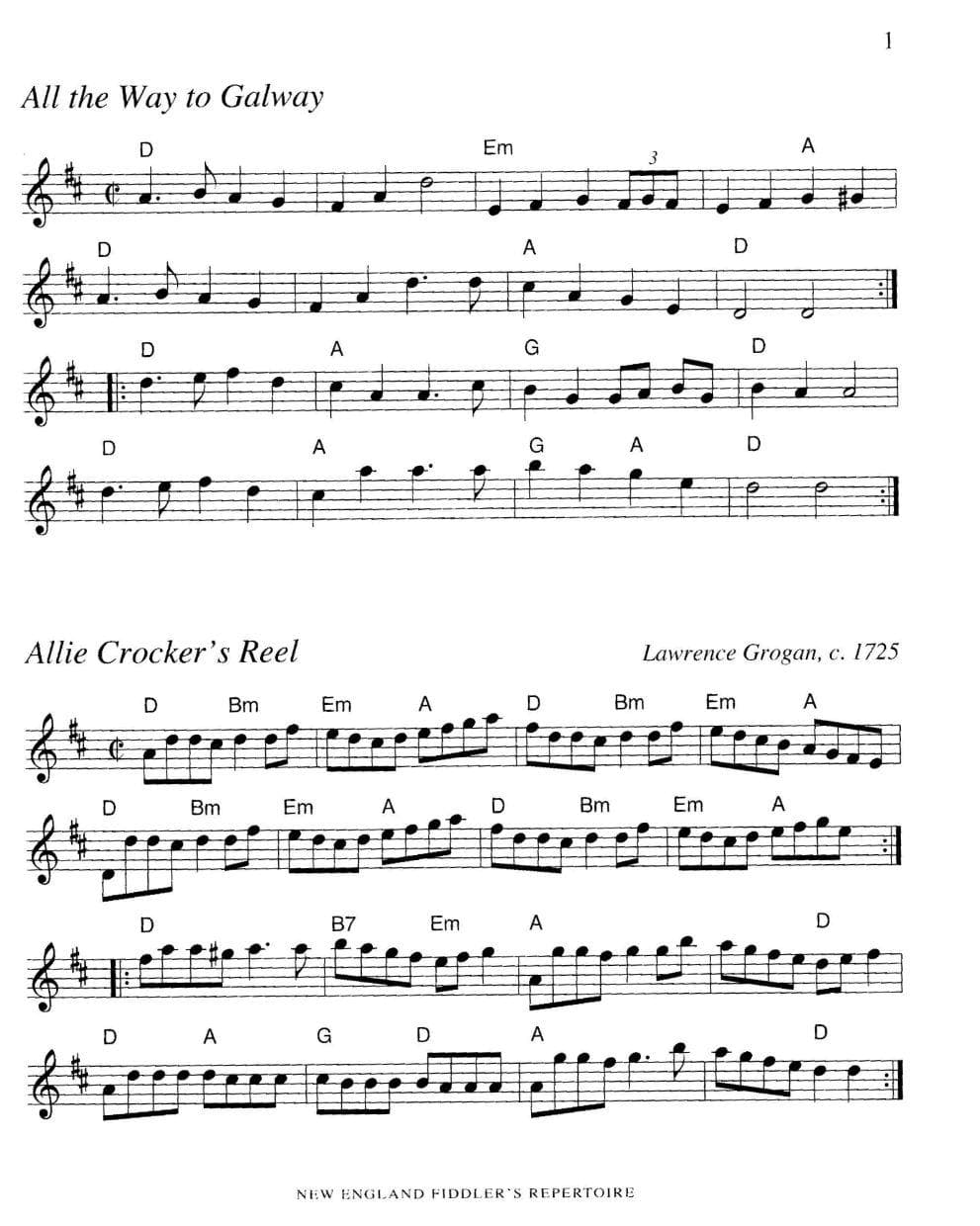 New England Fiddler's Repertoire, Fiddle/Violin Second Edition - Image 3