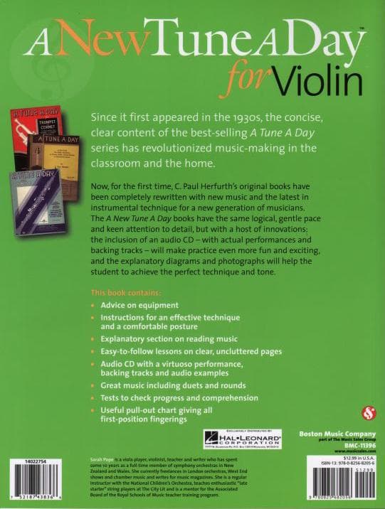 Pope, Sarah - A New Tune A Day Violin Method, Book 1 - Book/Online Audio - Hal Leonard - Image 4