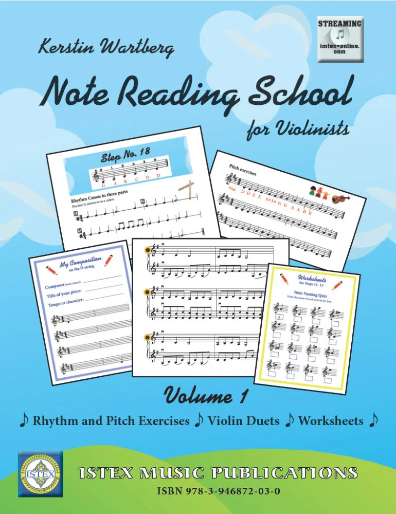Note Reading School for Violinists, Volume 1 by Kerstin Wartberg from Istex Music Publications - Image 2