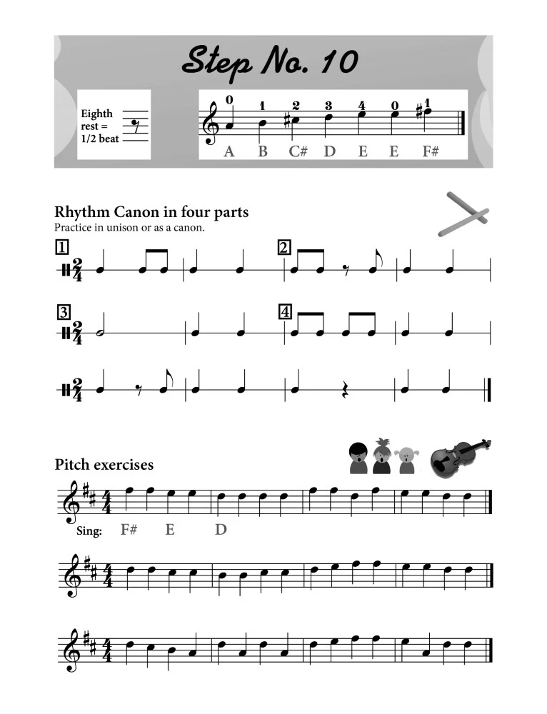 Note Reading School for Violinists, Volume 1 by Kerstin Wartberg from Istex Music Publications - Image 4