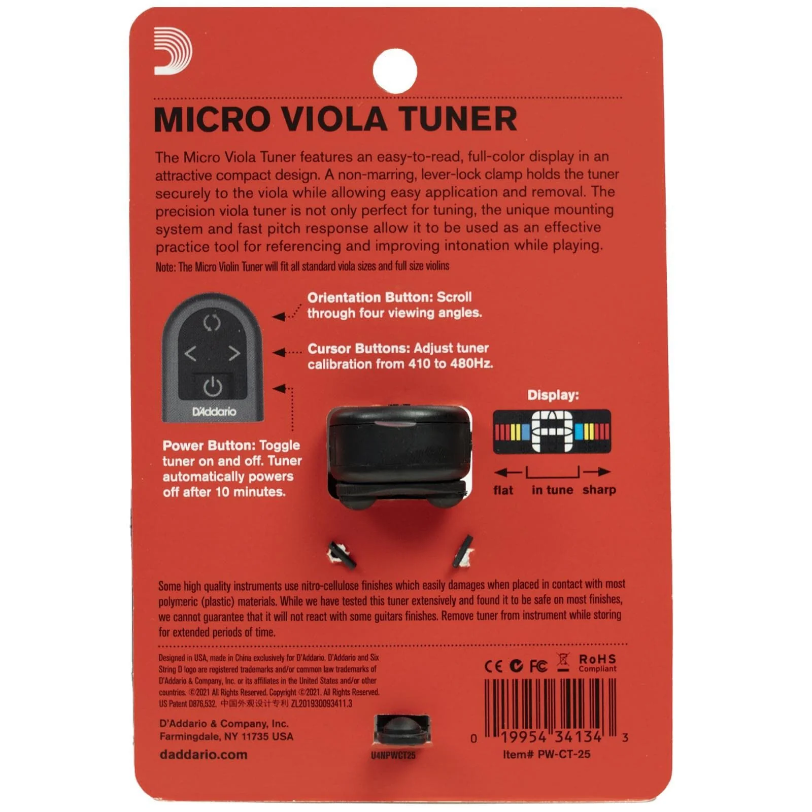 NS Micro Viola Tuner - Image 2
