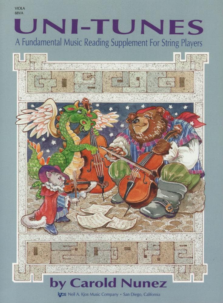 Nunez, Carlos - Uni-Tunes, Viola Part Published by Neil A Kjos Music Company