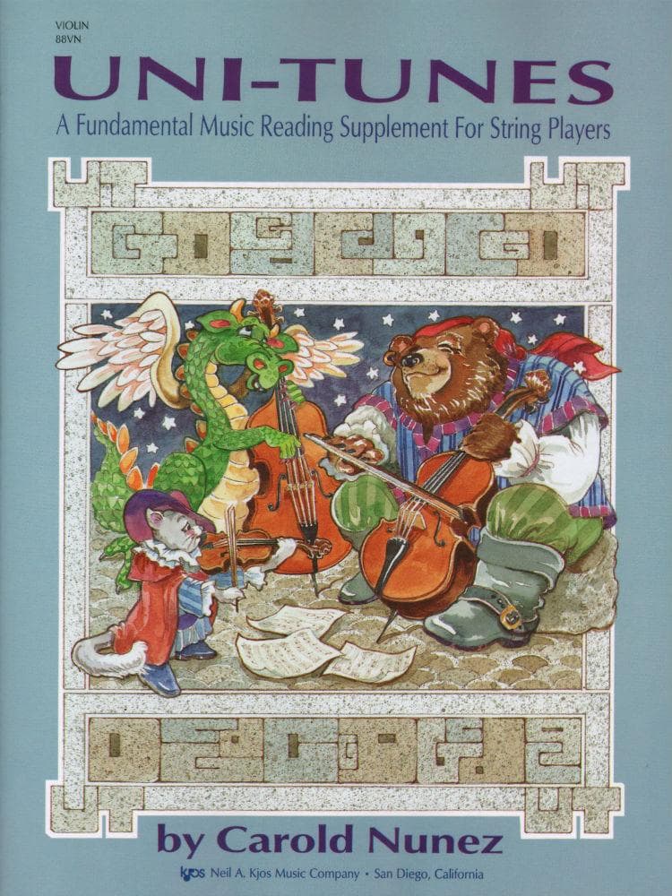 Nunez, Carlos - Uni Tunes Violin 1 and 2 Parts Published by Neil A Kjos Music Company