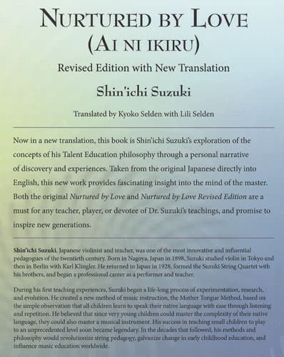 Nurtured By Love by S. Suzuki Revised Translation - Image 2