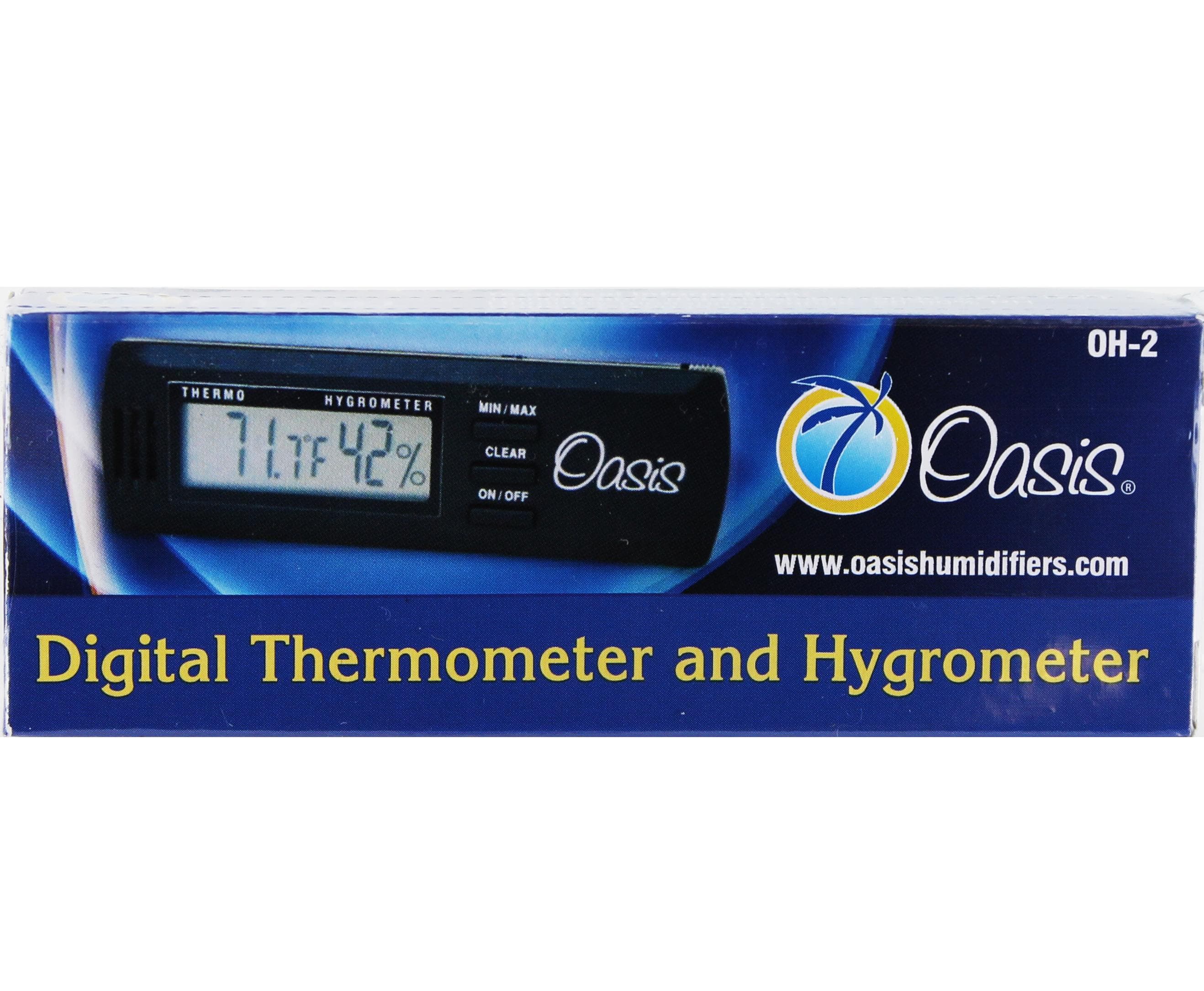 Oasis Digital Hygrometer with case clip - Image 2