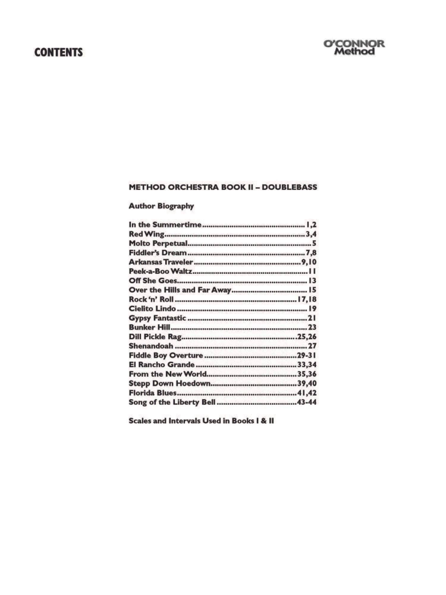 O'Connor Method for Orchestra - Book II - Bass Part - Digital Download - Image 2