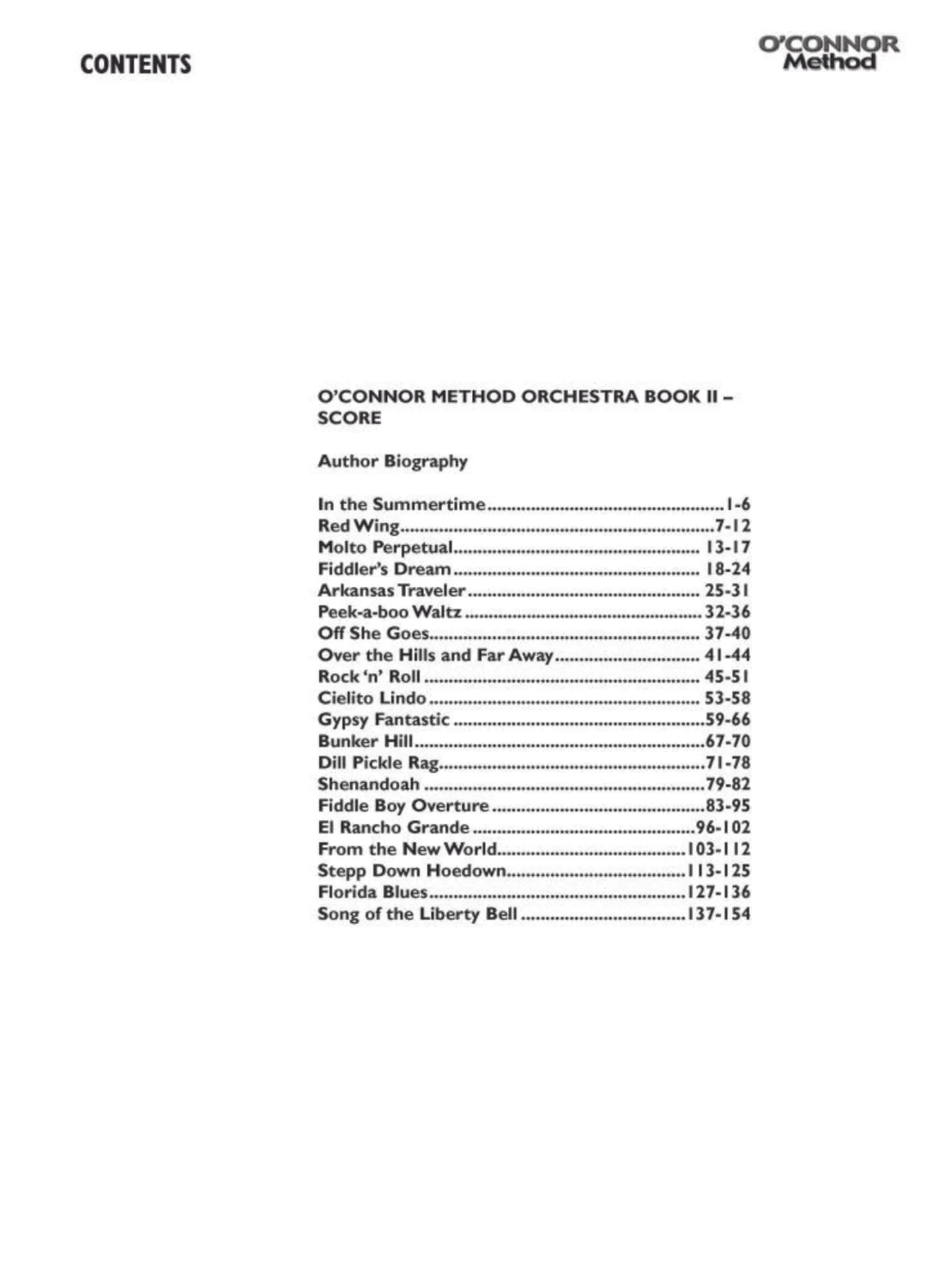 O'Connor Method for Orchestra - Book II - Score - Digital Download - Image 2