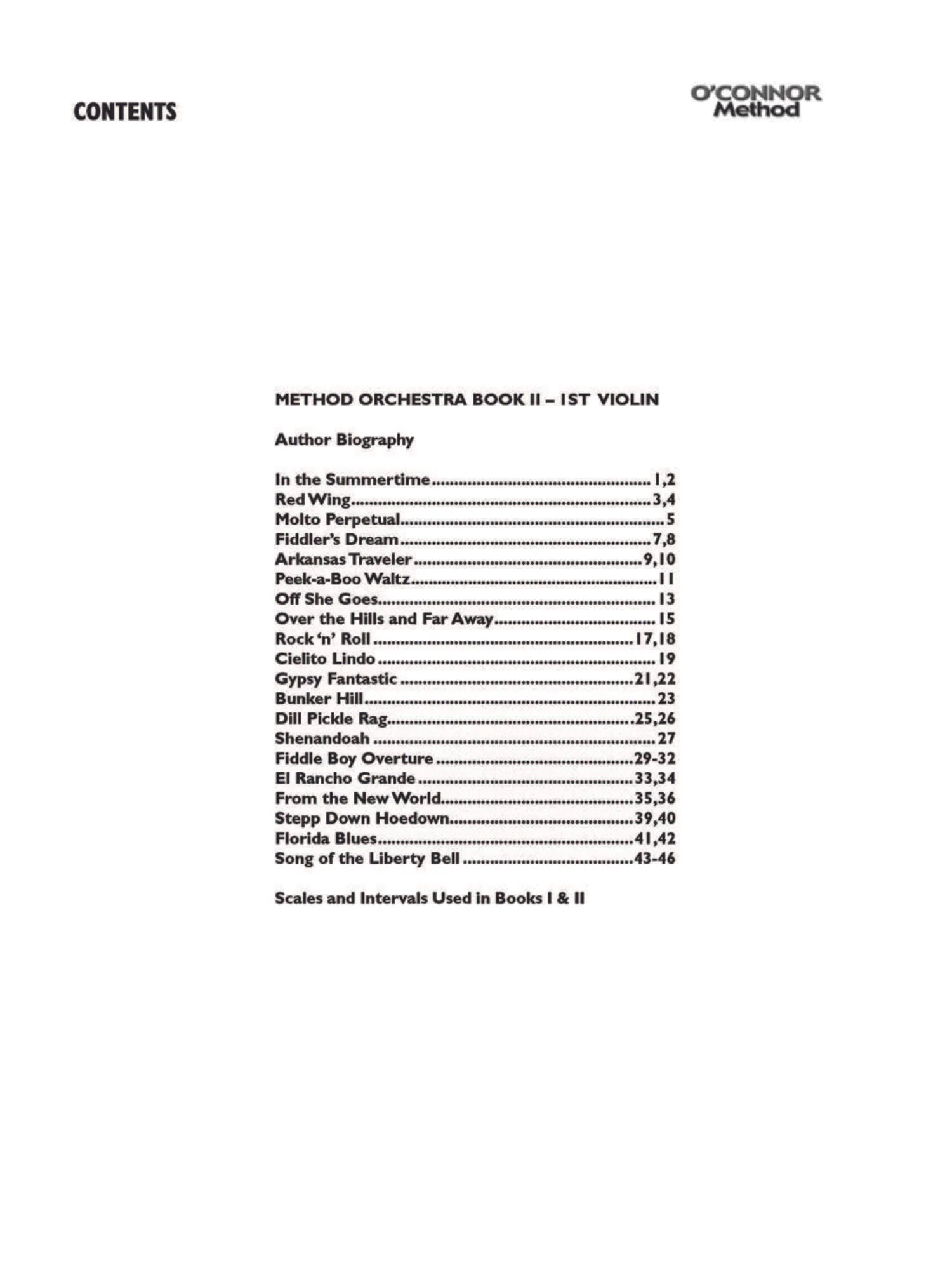 O'Connor Method for Orchestra - Book II - Violin 1 Part - Digital Download - Image 2