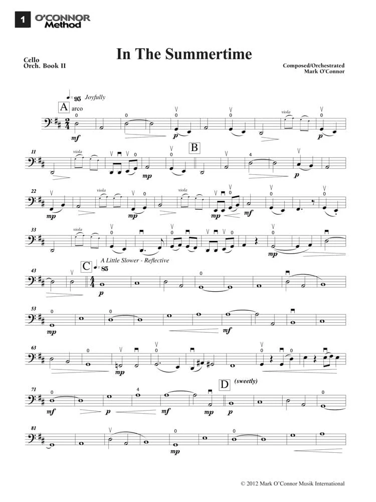 O'Connor Method for Orchestra - Book II - Cello Part - Image 3
