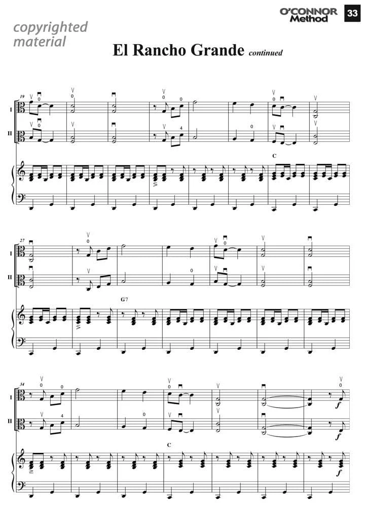 O'Connor Viola Method Book II - Piano Accompaniment - Image 2