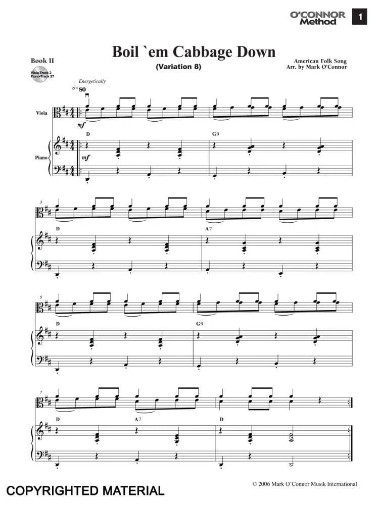 O'Connor Viola Method Book II - Piano Accompaniment - Image 4