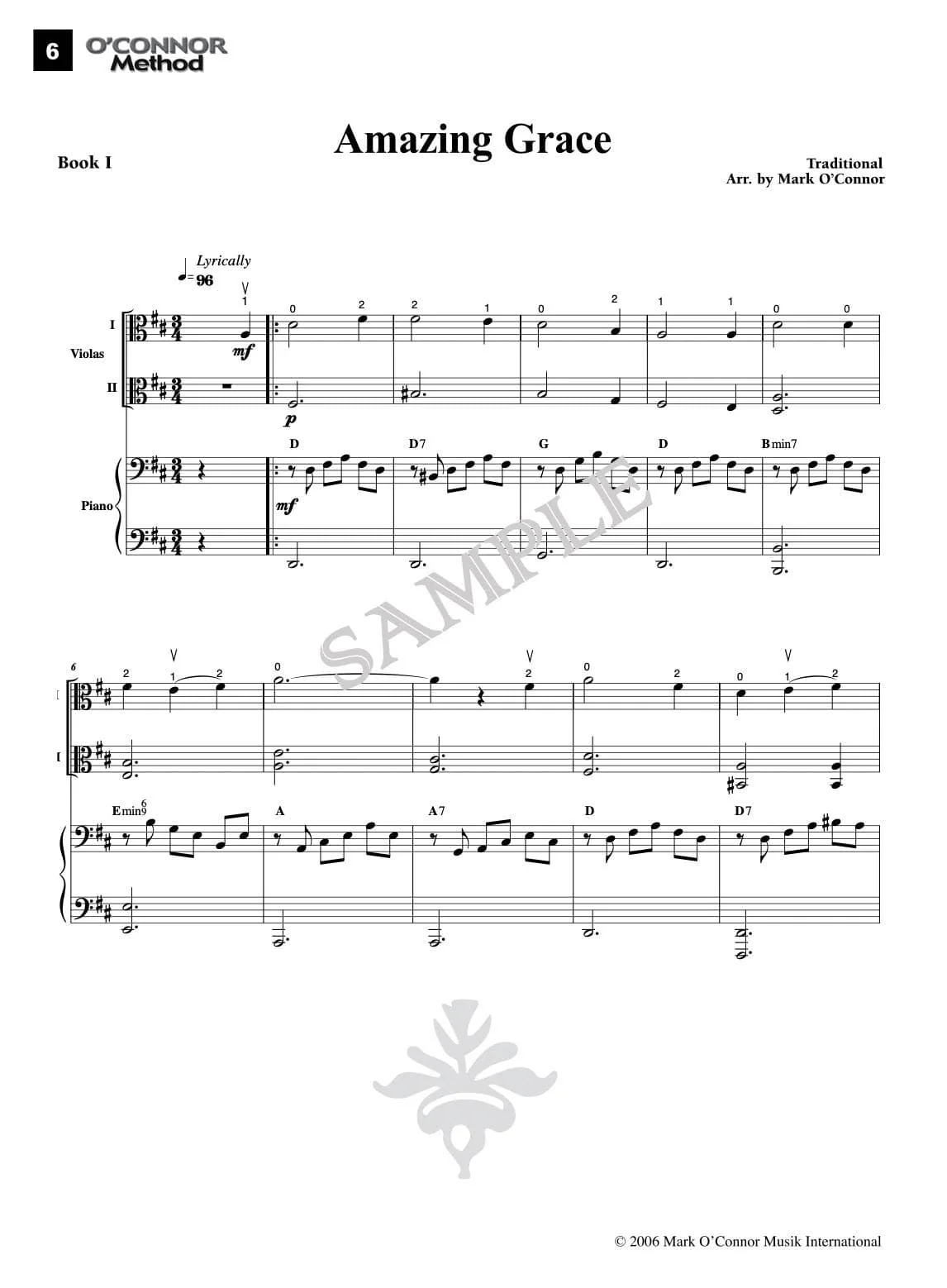 O'Connor Viola Method Book I - Piano Accompaniment - Digital Download - Image 3