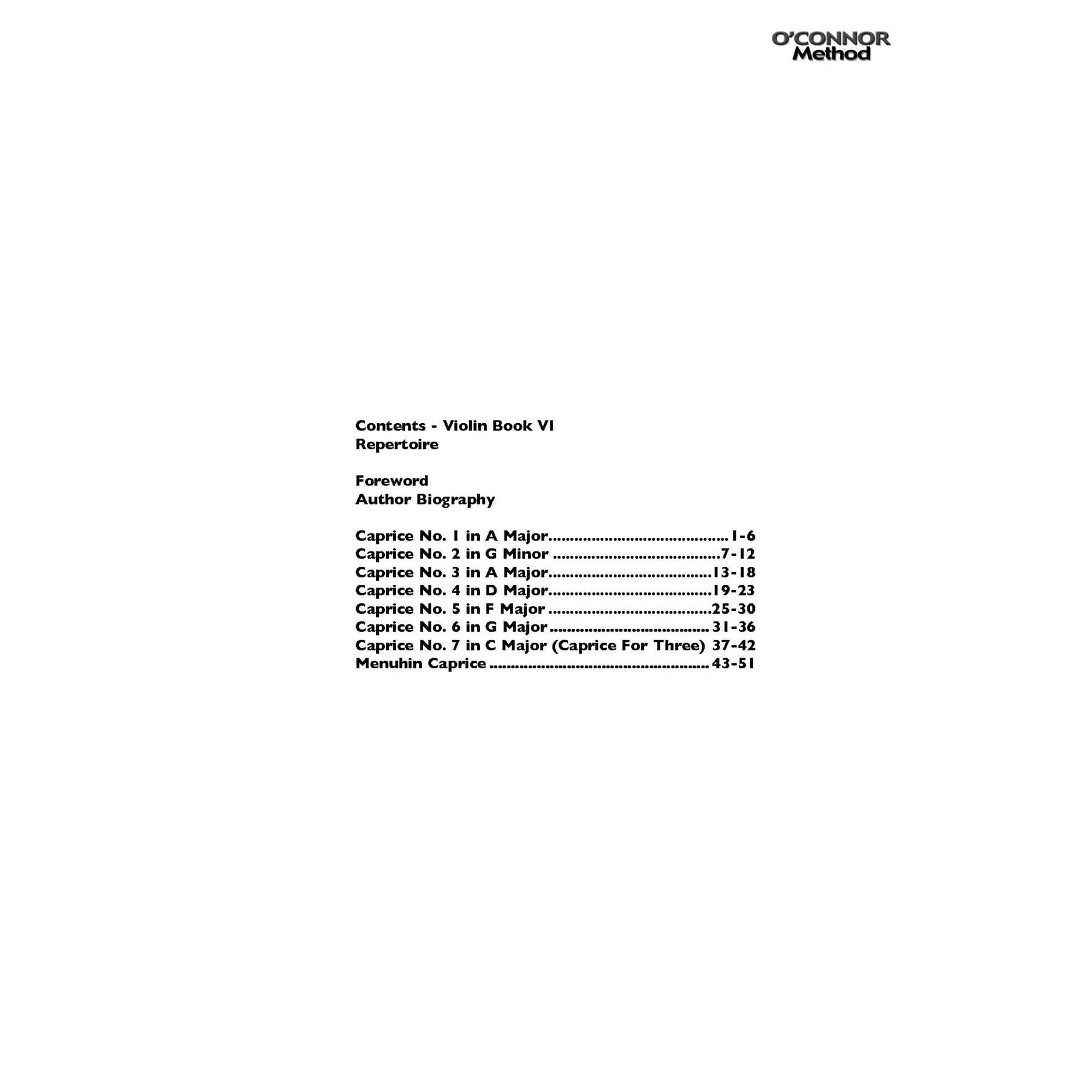 O'Connor Violin Book VI: Repertoire - Digital Download - Image 2