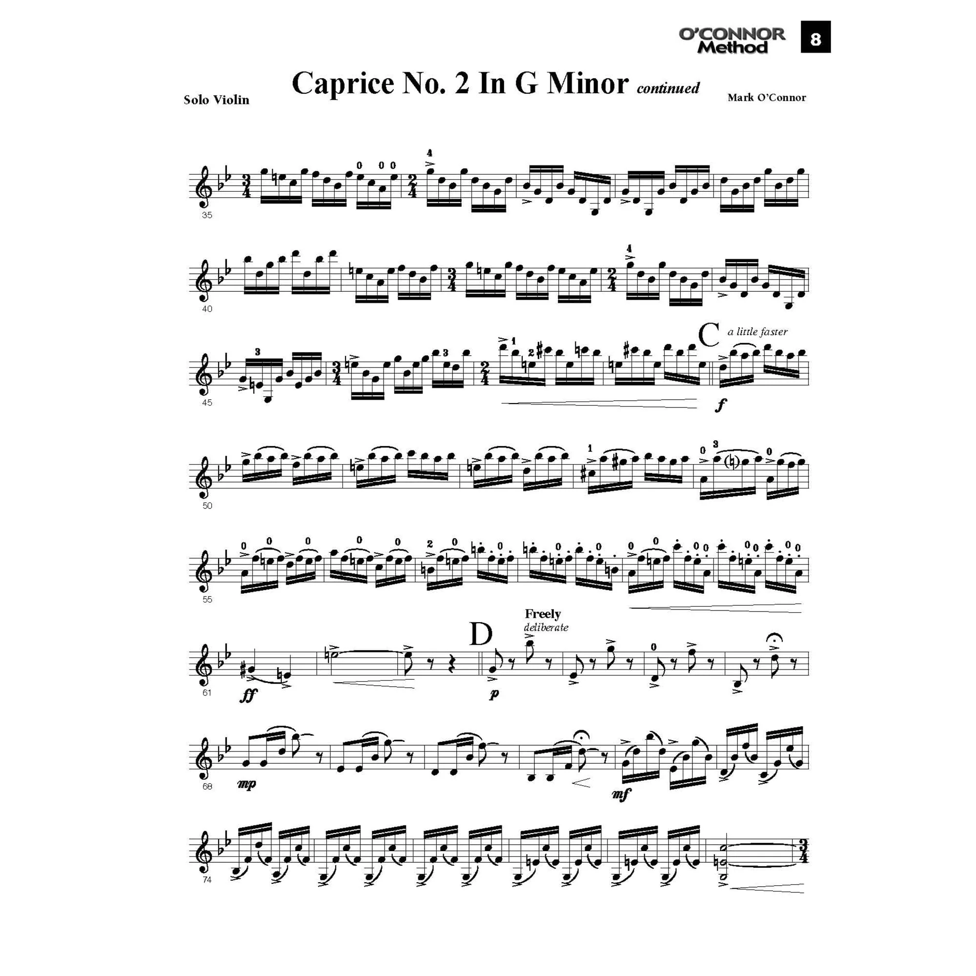 O'Connor Violin Book VI: Repertoire - Digital Download - Image 3