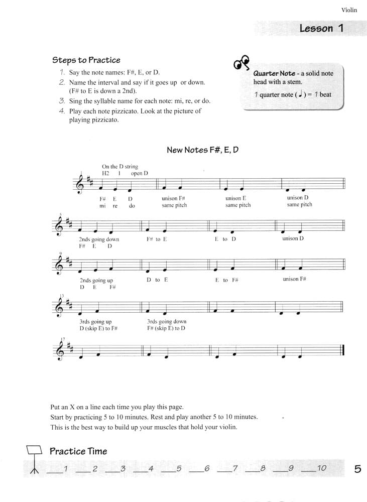 Odegaard, Denese - Simply Strings, Violin Book 1 - Violin - Northeastern Music - Image 2