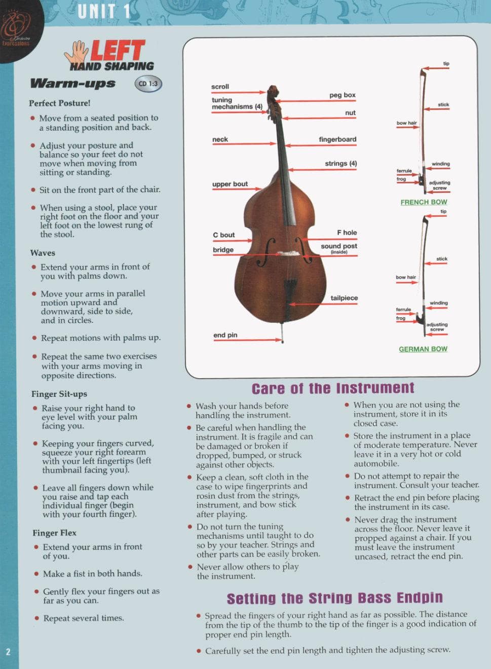 Orchestra Expressions Book 1, String Bass Book and CD By Kathleen Brungard and Gerald E Anderson Published by Alfred Music Publishing - Image 3