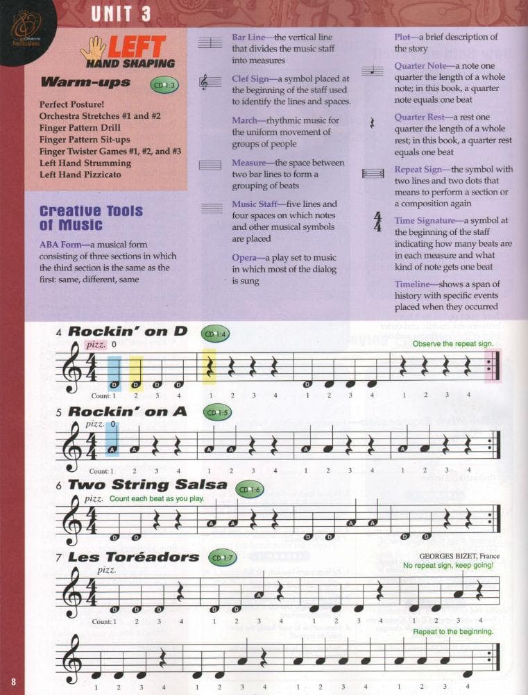Orchestra Expressions Book 1, Violin Book and CD By Kathleen Brungard and Gerald E Anderson Published by Alfred Music Publishing - Image 3