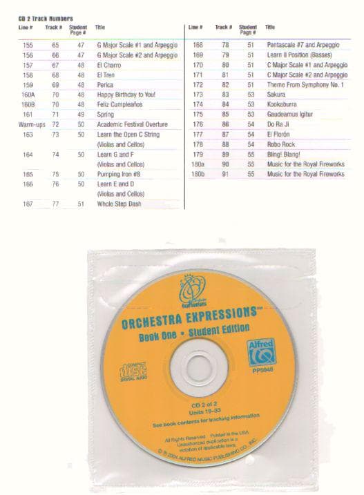 Orchestra Expressions, Student CD 2 for Book 1 - Alfred Music Publishing - Image 3