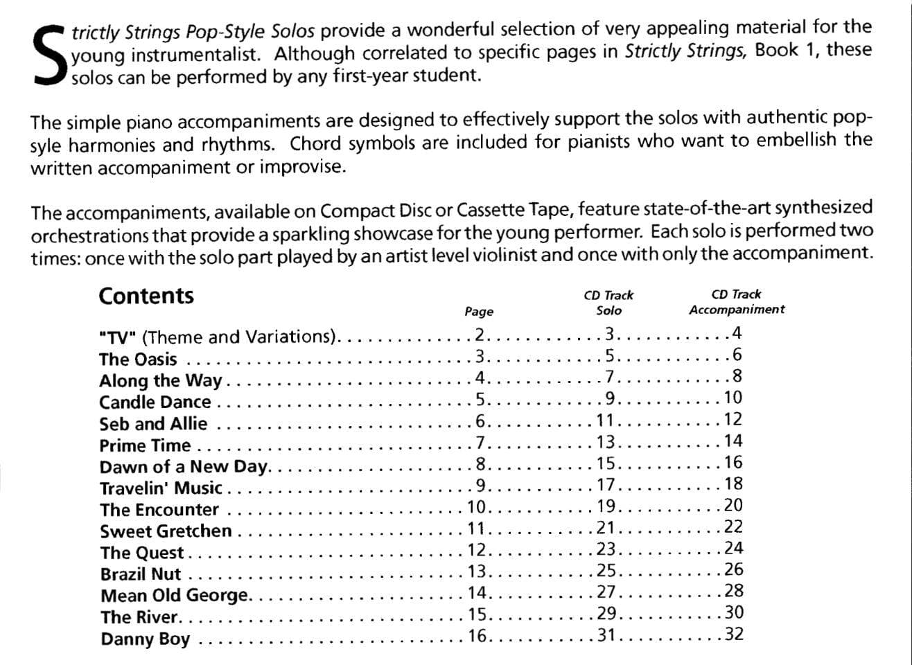 O'Reilly, John  - Pop-Style Solos, Viola Book & CD Set Published by Neil A Kjos Music Company - Image 2