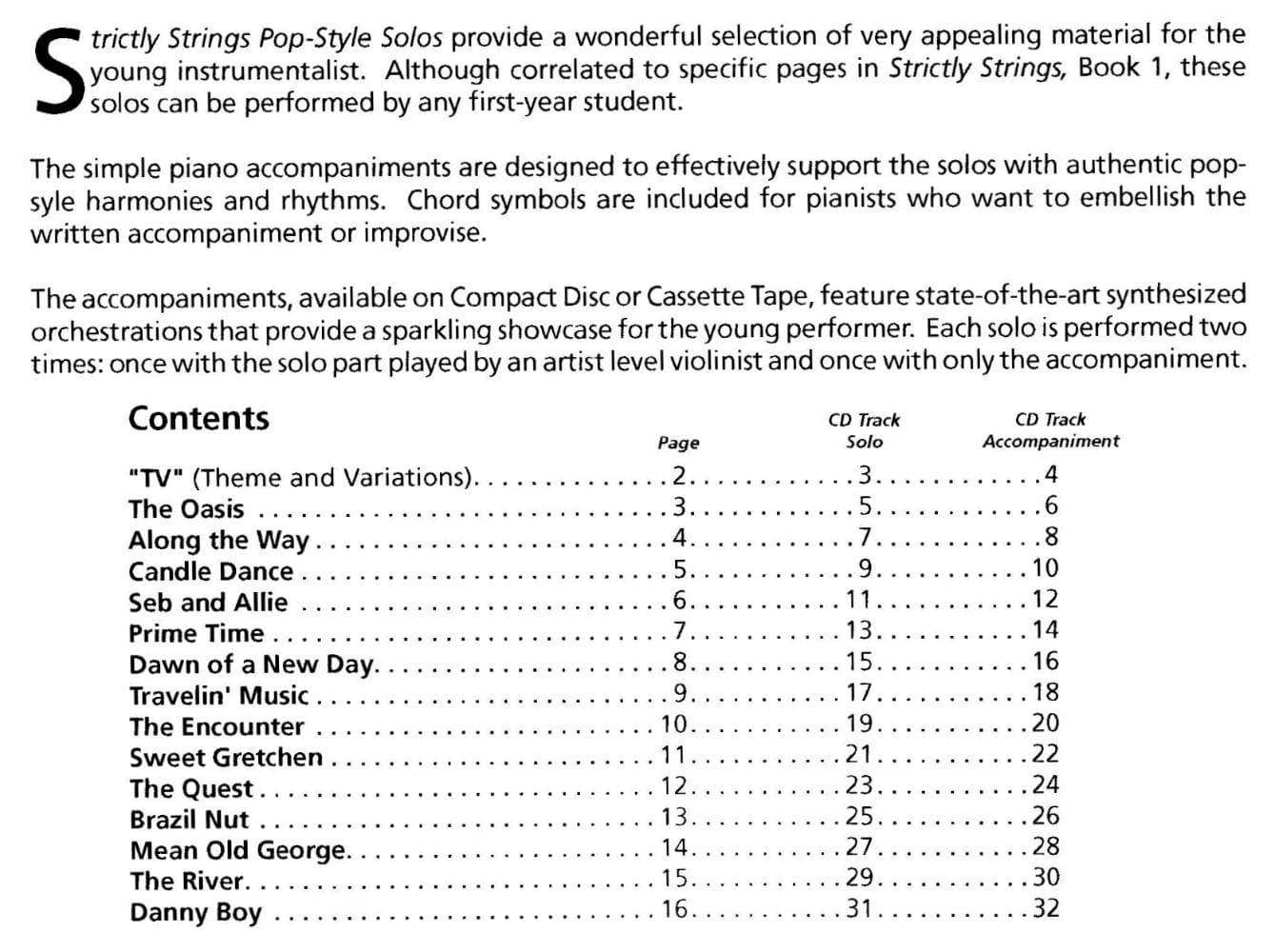 O'Reilly, John - Pop-Style Solos, Violin Book Published by Neil A Kjos Music Company - Image 2