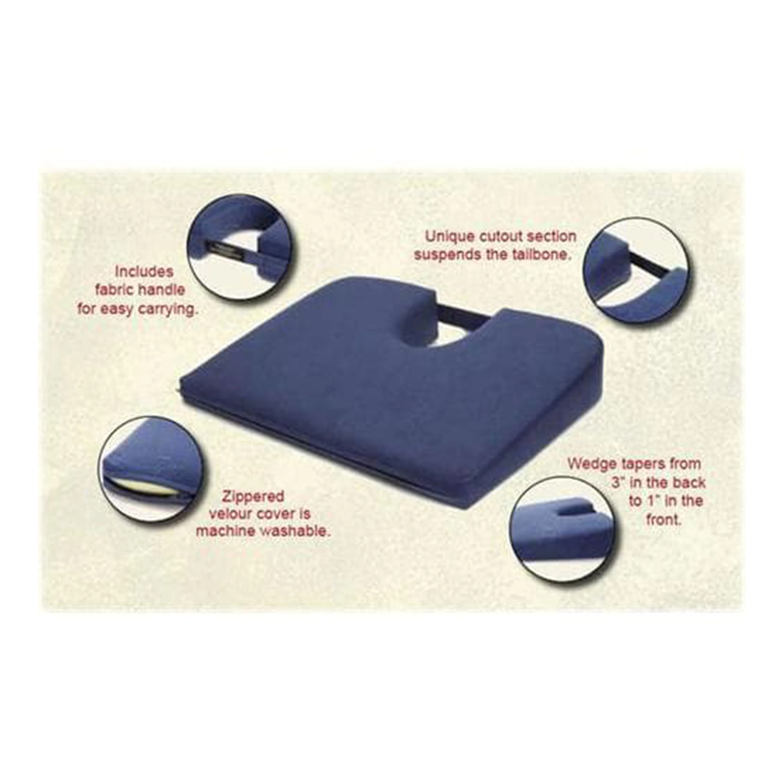Orginal Tush-Cush Black Velour - Image 2
