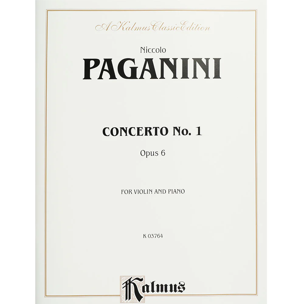Paganini Violin Concerto No.1 Op. 6 arr. Carl Flesch