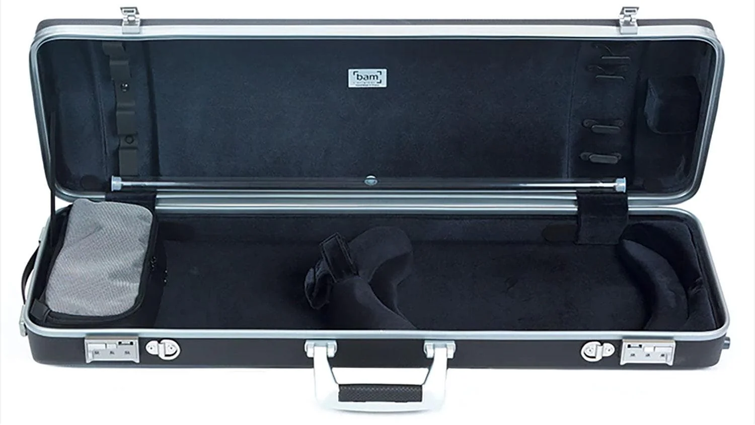 Panther Hightech Oblong Violin Case Black - Image 3