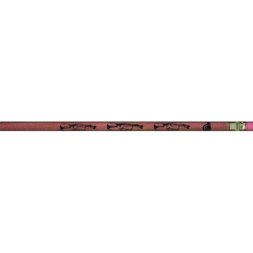 Pencil - Natural with Violin Design