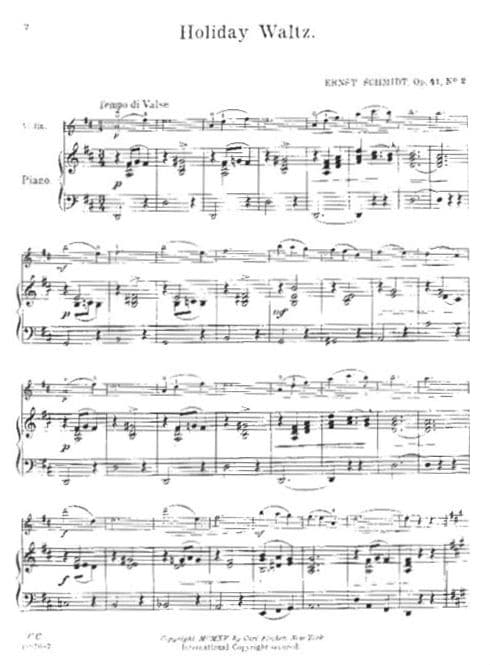 The Violinist's Contest Album: A Comprehensive Study of the Third Position - Violin and Piano - edited by George Perlman - Carl Fischer - Image 3