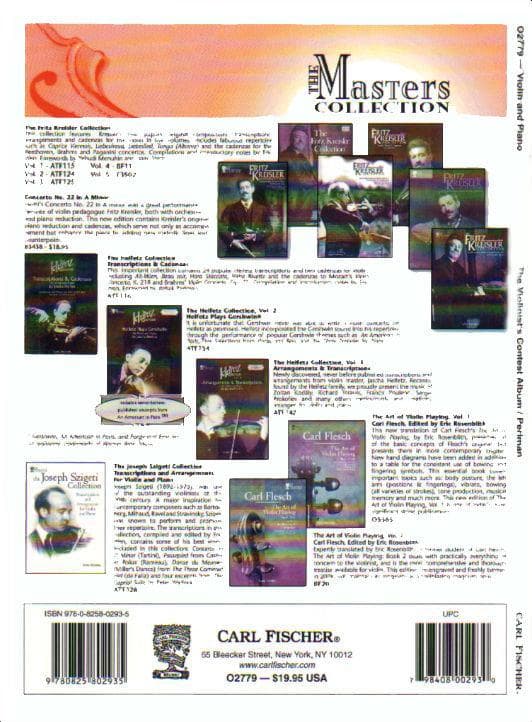 The Violinist's Contest Album: A Comprehensive Study of the Third Position - Violin and Piano - edited by George Perlman - Carl Fischer - Image 4