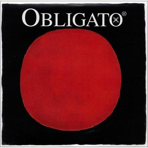 Pirastro Obligato Violin String Set - Medium Gauge - Aluminum D and Gold Ball End E