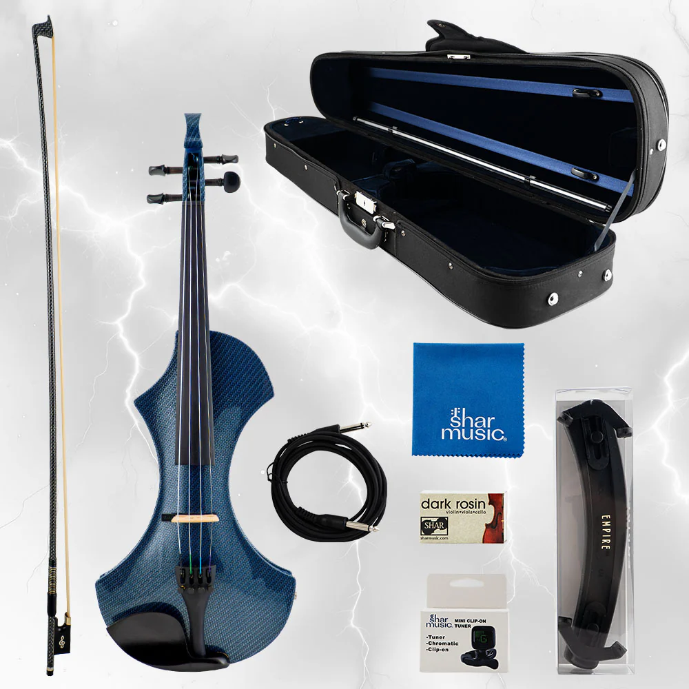 Plug N' Play Model 3 Electric Violin Outfit - 4/4 Size - Image 3