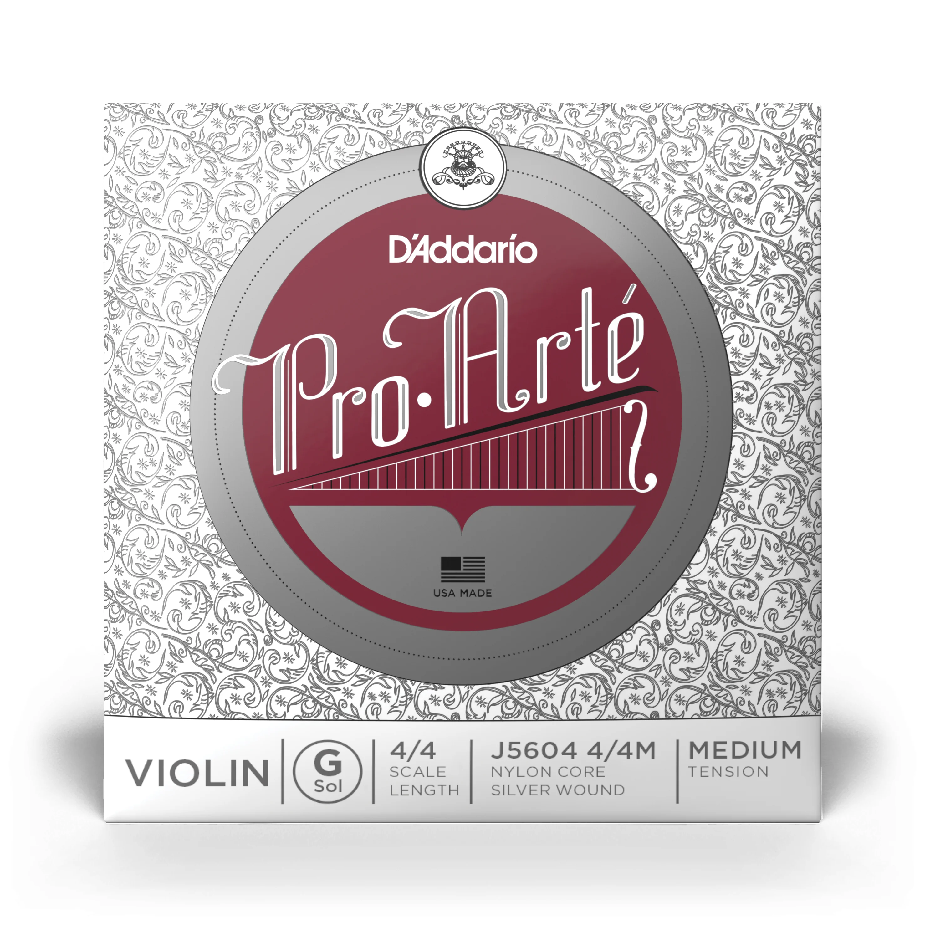 Pro-Arte Violin Single G String, 4/4 Scale, Medium Tension
