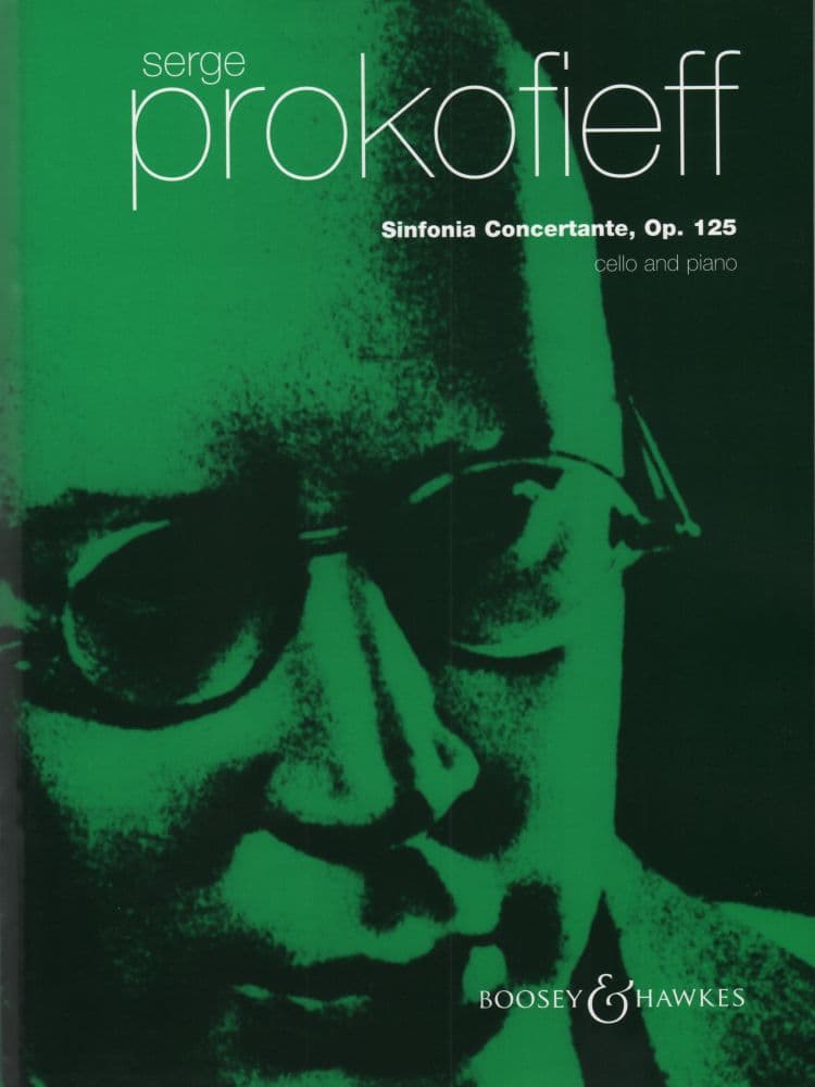 Prokofiev, Sergey - Sinfonia Concertante, Op. 125 - for Cello and Piano - Edited by Rostropovich - Boosey and Hawkes
