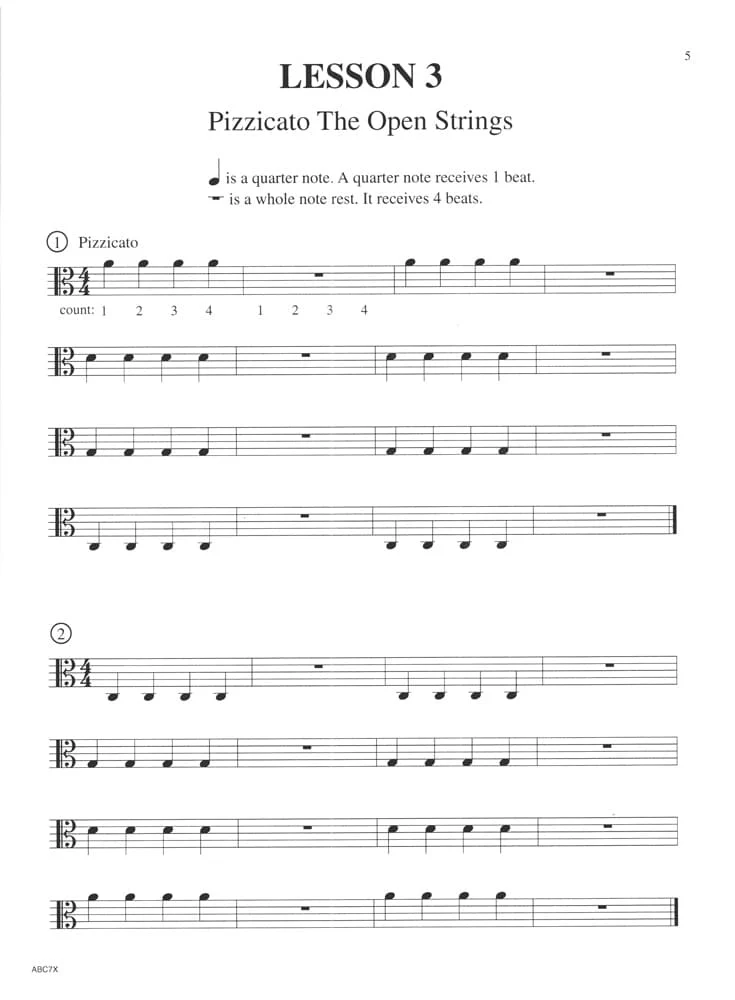 Rhoda, Janice Tucker - ABCs of Viola for the Absolute Beginner - Book 1 - Carl Fischer - Image 3