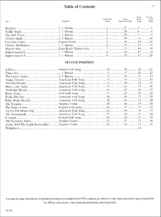 Rhoda, Janice Tucker - The ABC's of Violin for the More Advanced, Book 4 - Carl Fischer Edition - Image 2