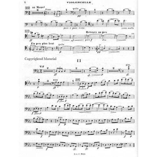 Ropartz, J Guy - Trio in a minor (1918) - Violin, Cello, and Piano - Lauren Publications - Image 4