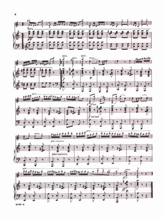 Sarasate, Pablo - Zigeunerweisen, Op 20 - for Violin and Piano - edited by Saenger - Carl Fischer - Image 3